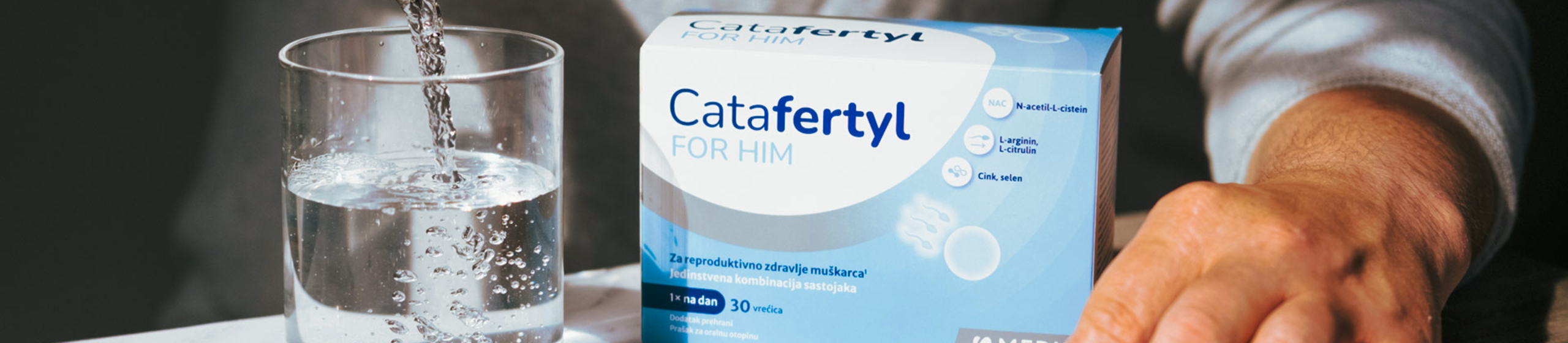 Koja je uloga odabranih vitamina i minerala u proizvodu Catafertyl FOR HIM?