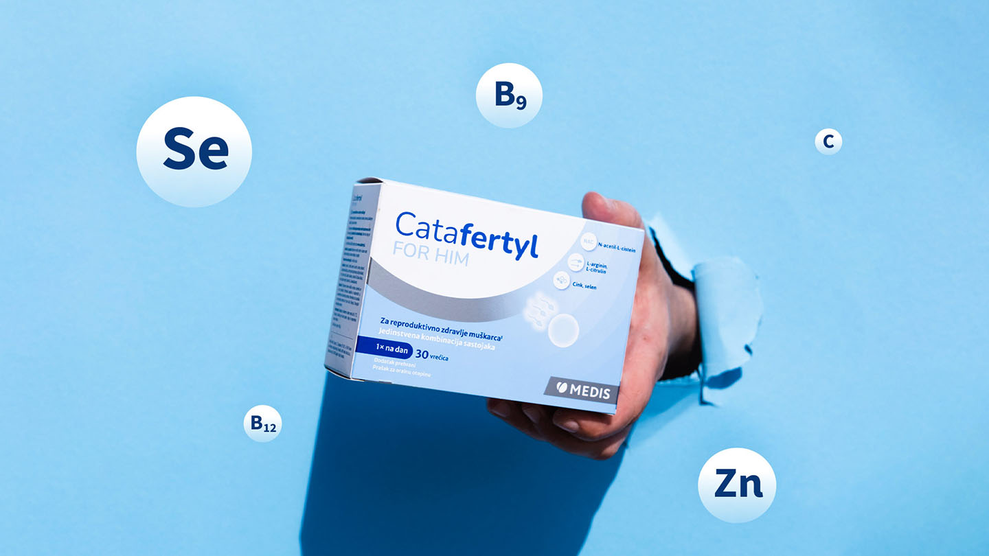 Koja je uloga odabranih vitamina i minerala u proizvodu Catafertyl FOR HIM?